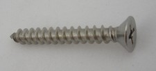 100 Inossidabile Acciaio Phillips Flat Head Vite 30.5x4.4cm 2139