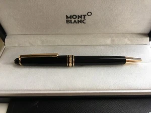 Montblanc Gold Finish Meisterstuck Classique Luxury Ballpoint Pen 164 - NEW - Picture 1 of 8