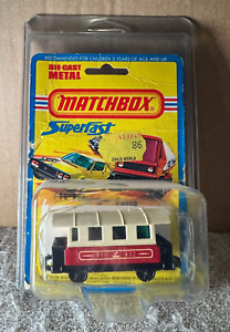 Vintage Matchbox Superfast Lesney #44 Passenger Coach 1976