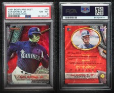 1994 Bowman's Best Red Refractors Ken Griffey Jr #40 PSA 8 HOF