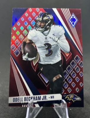 Odell Beckham Jr 2023 NFL Panini Phoenix 90/199 Red Seismic #60 Ravens - Image 1 of 2
