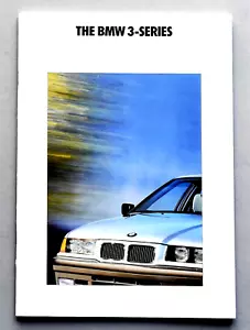 1991 BMW 3 SERIES E36 ENGINE SALES BROCHURE CATALOG ~ REVISED EDITION ~ 44 PAGES - Picture 1 of 17