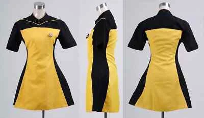 LO ÚLTIMO Vestido Star Trek TNG Azul Amarillo Rojo Poliéster Disfraz Juegos con disfraces Carnaval Foto 1 de 4