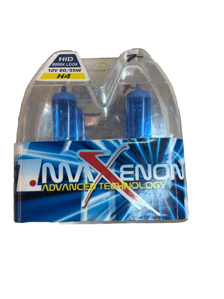 BOMBILLA HALÓGENA XENON ADVANCED TECHNOLOGY HID 8000K LOOK 12V 60/55W H4 Foto 1 de 4