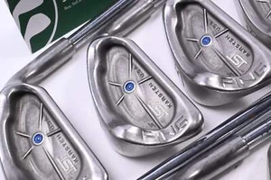 Ping ISI Irons / 3-9i+SW / Blue Dot / Regular Flex JZ Cushin Shafts - Picture 1 of 7