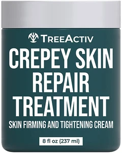 Treeactiv Crepey Hautreparaturbehandlung, 8 Unzen, Straffende Krepp Hautcreme mit Hyalu - Bild 1 von 12
