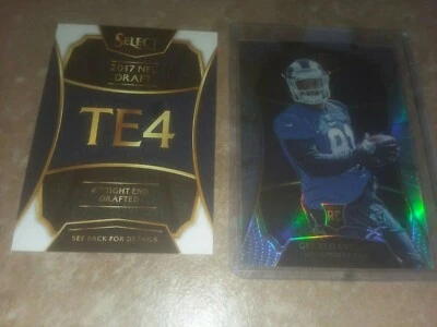 2017 Select XRC TE4 Gerald Everett Draft Pick Redemption Los Angeles Rams SP - Image 1 of 3
