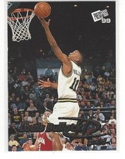 1999 PRESS PASS BASKETBALL GOLD ZONE LOUIS BULLOCK #31 - MICHIGAN