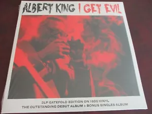 ALBERT KING I GET EVIL 180 GRAM LIMITED EDITION GATEFOLD JACKET 2013 IMPORT SET - Picture 1 of 1