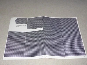 VINTAGE ORIGINAL STAR WARS ROTJ TIE FIGHTER INTERCEPTOR STICKER SHEET 1983 POTF - Picture 1 of 3