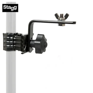 Stagg Durable Short Lighting Holder with Clamp - Black SCL-LIGHT1 - Picture 1 of 3
