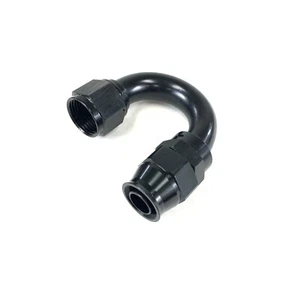 PTFE Type Hose End 12AN 180 Degree Swivel Seal Gas/Oil Line Fitting AdapterBlack - Picture 1 of 10