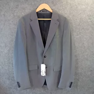 Blazer chaqueta de algodón gris para hombre Zara talla 44 regular - Imagen 1 de 16