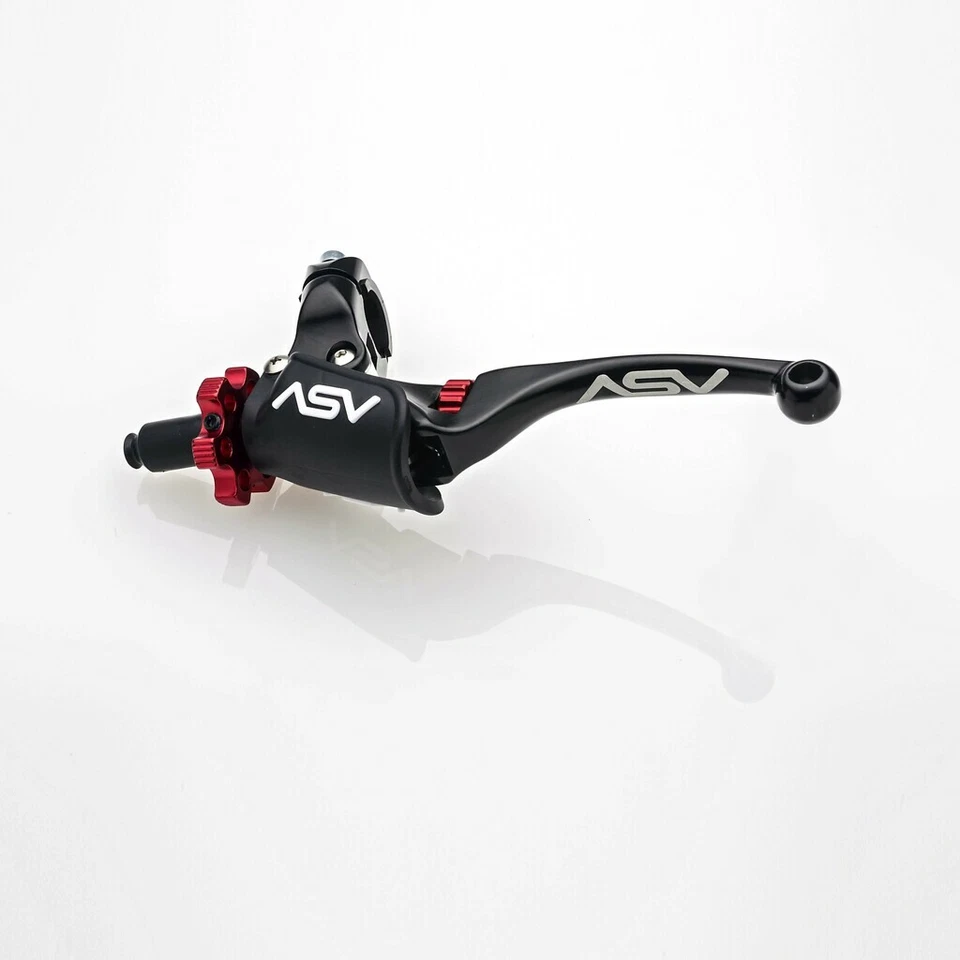 ASV F4 Pro Clutch Lever Black Long Kawasaki KX250F 2011-19 KX450F 2009-18 — 第 1/1 张图片