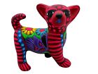 Talavera Chihuahua Folk Art Cute Dog Home Decor Mexican Pottery Multicolor 9"
