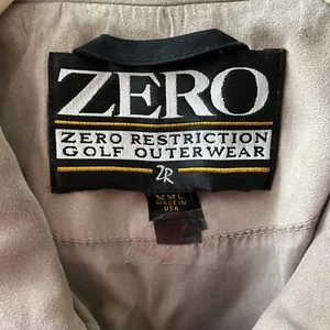 Zero Restriction Herren Golfjacke XXL hellbraun Windbreaker 4 Taschen tolle Form USA - Bild 1 von 10