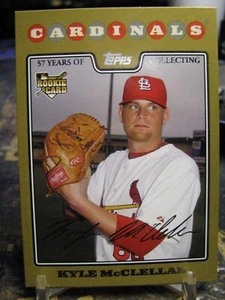 2008 Topps #533 Kyle McClellan Gold #0501 of 2008 - Picture 1 of 1