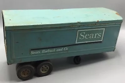 Ertl Pressed Steel Sears, Roebuck And Co., blue Green Semi Trailer - Image 1 of 4
