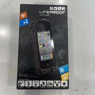 原始设备制造商 LifeProof 皮带夹,适用于 iPhone 4 和 4s。  黑色 — 第 1/4 张图片