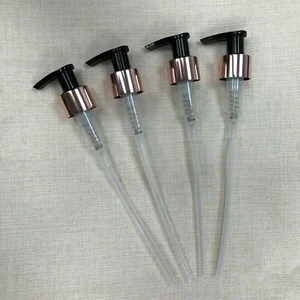 Bulk 24/410 Dispense Bottle Pump Head Replacement CAP Push Black Rose Gold * LID - Picture 1 of 4