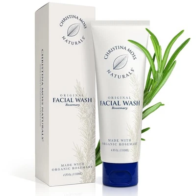 Jabón facial Christina Moss Naturals para mujeres y hombres - Limpiador facial suave para Foto 1 de 4