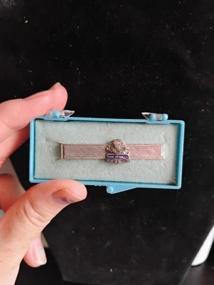 Sterling Rand McNally 25 Year club tie clip - Image 1 of 2