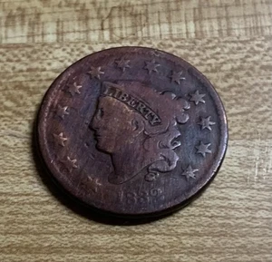 1832 großer Cent Kopf gute Details - Bild 1 von 6