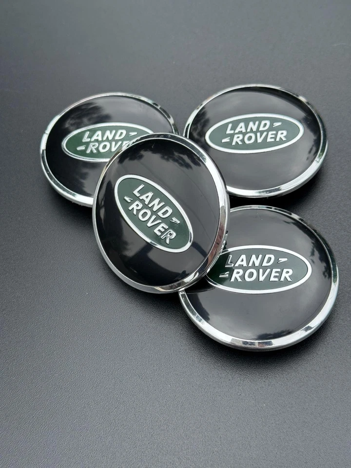 Tapacubos centrales de rueda Range Rover 4 X NEGRO 63 mm HSE Land Rover Foto 1 de 4