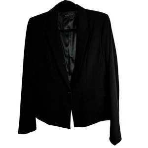 Tahari dunkelschokobraun Einknopf Schößchen Blazer Single Vent Größe 14 - Bild 1 von 9