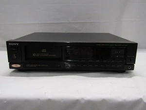 Sony CDP-C900 10 Disc Automatic CD Changer Stereo HiFi w/ Cartridge NO REMOTE - Picture 1 of 9