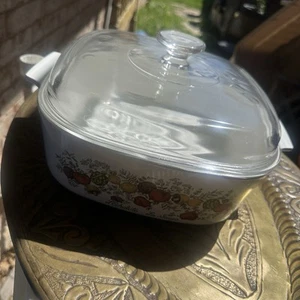 Vintage Corning Ware 4qt A-84-B Original PYREX A-12-C Lid - Picture 1 of 8