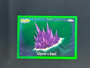 2025 Topps Chrome SpongeBob Rippers Reef Kelp Green Refractor - Bild 1 von 2
