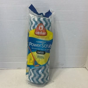 O-Cedar Microfibra Power Scrub Ricambio Rullo Mop Testa Ricarica Nuovo - Foto 1 di 5