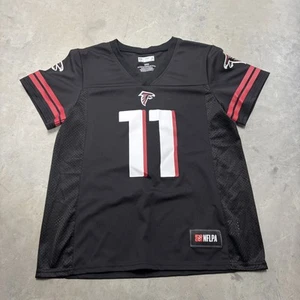 Maglia Falcons #11 Jones NFLPA donna media rosso/nero - Foto 1 di 3