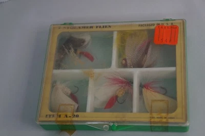 Rare NOS Made in Japan Vintage Streamer Fllies Lot of 7 - Image 1 of 4