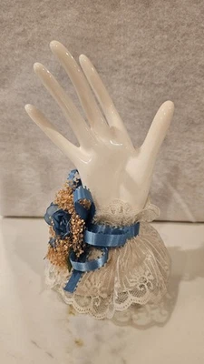 Vintage Ceramic Hand Jewelry/ Ring Holder 7 inch - Image 1 of 4