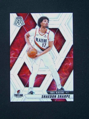 2024-25 Panini Mosaic Shaedon Sharpe White Scope /25 - Image 1 of 2