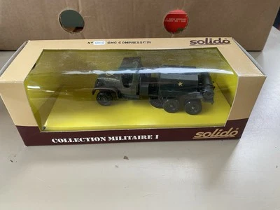SOLIDO 1/50 CAMION MILITAIRE US GMC PORTE COMPRESSEUR REF 6001 - Immagine 1 di 4