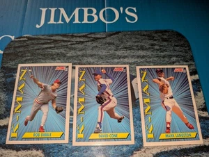 1991 Score - David Cone #409 METS 🍎, ROB DIBNLE, M, LANGSTON 🔥LOT 🔥⚾FREE SHIP - Bild 1 von 4
