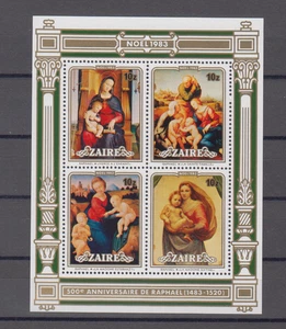 ZAIRE  : 1983 - MNH   SOUVENIR SHEET -  SCOTT #  1129    XMAS - Picture 1 of 1