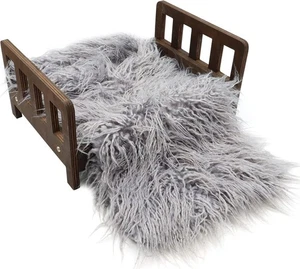 Cama de accesorios para fotografía para recién nacidos - marrón 0-2 meses - Imagen 1 de 8