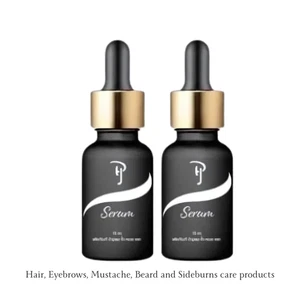 2x PJ Serum Hair Tonic Hair Care Product Eyebrows Mustache Beard Sideburns 15ml - Picture 1 of 15