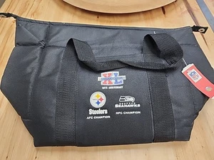 Pittsburgh Steelers XL Super Bowl Champions NFL Soft sided Cooler Bag 18x12x8 . - Picture 1 of 13