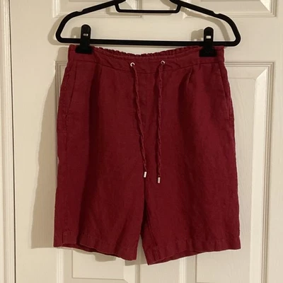 Pantalones Cortos Estilo Bermudas 100% Lino Chico’s Usados en Excelente Condición  Foto 1 de 4