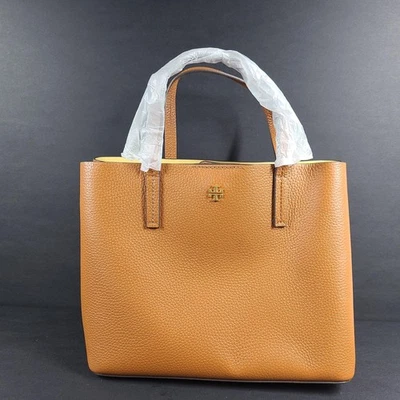 Bolso de Mano Tory Burch Blake Pequeño de Cuero 10010539 Marrón Foto 1 de 4