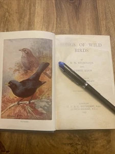 Songs of Wild Birds, Nicholson & Koch 1937 Hardback, Signed - Picture 1 of 4