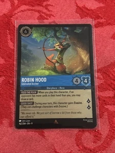 Lámina Disney Lorcana Fabled - Robin Hood - Arquero inigualable - Lámina 162/204 - Imagen 1 de 7
