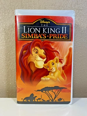 Lion King II 2: Simba's Pride VHS Clamshell envío rápido Matthew Broderick Foto 1 de 4