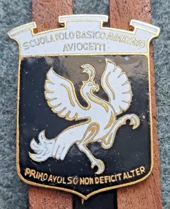DISTINTIVO "SCUOLA VOLO BASICO AVANZATO AVIOGETTI" AERONAUTICA MILITARE ITALIANA - Picture 1 of 11