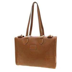 Bolso de Mano HERMES Cabas 40 Cuero Dorado Couchevel 1990 Vintage T Sello Usado Marrón - Imagen 1 de 12